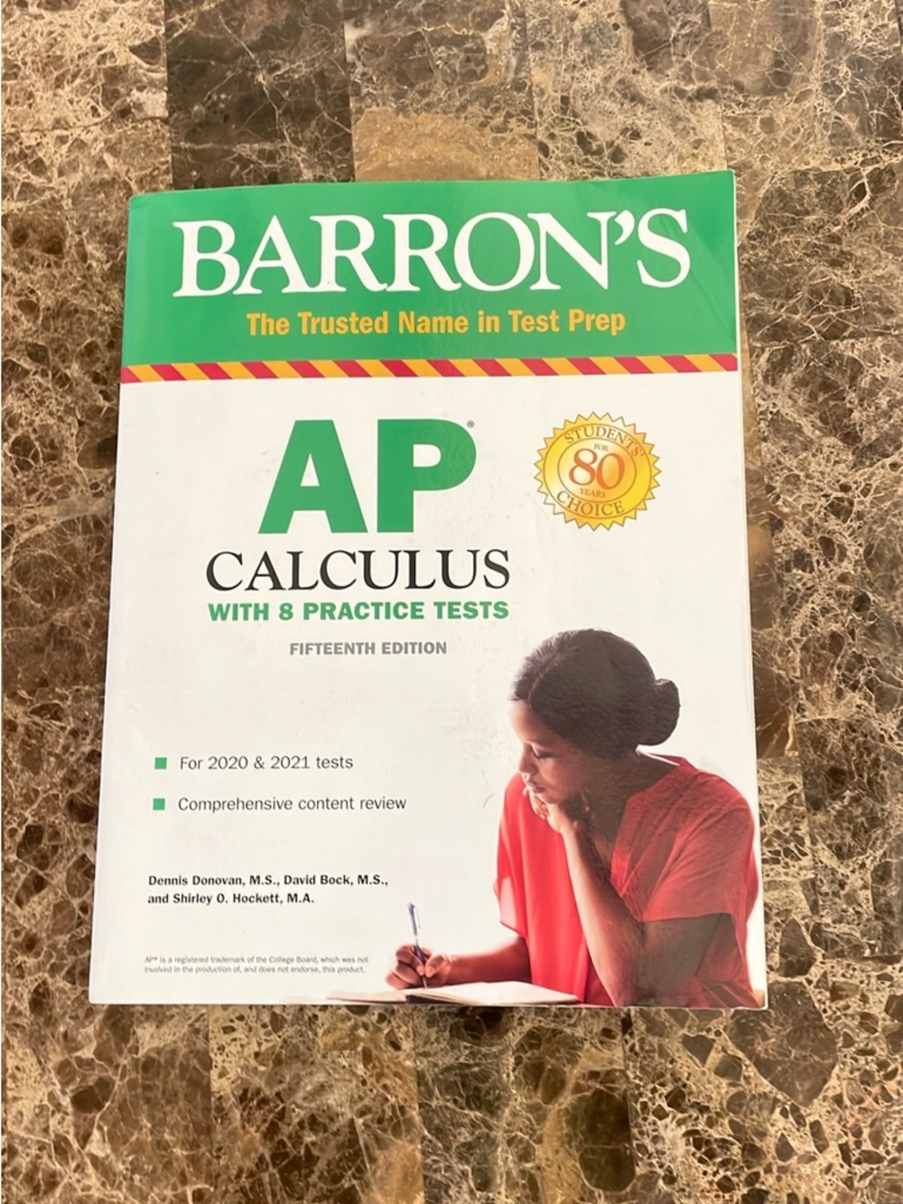 Barron's AP Calculus Test Prep Book - Green/White